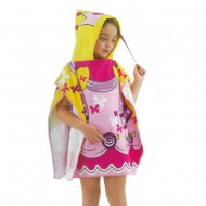 Μπουρνουζοπετσέτα πριγκίπισσα 1.20 x 60 cm