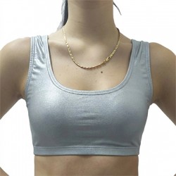 Μπουστάκι Χορού Γυναικείο Ασημί