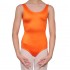 Κορμάκι μπαλέτου παιδικό με τιράντα πορτοκαλί
