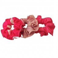 Σετ Λαστιχάκια μαλλιών σε αποχρώσεις του ροζ 3 τεμ