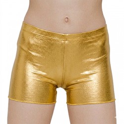 Σορτς Χορού Γυναικείο Χρυσό
